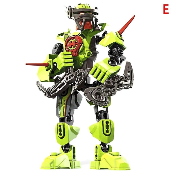 Stjernekriger soldat bionicle hero factory robot figur byggekloss modell leketøy  [DmS] E