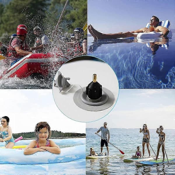 SUP Pumpeadapter, Universal Elektrisk Luftpumpe Standard Dinghy Oppustningsadapter [DB]