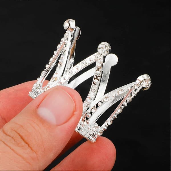 3 stk. Lille Krone Kagepynt, Søde Kroner Kagepynt Kongelig Kagepynt Mini