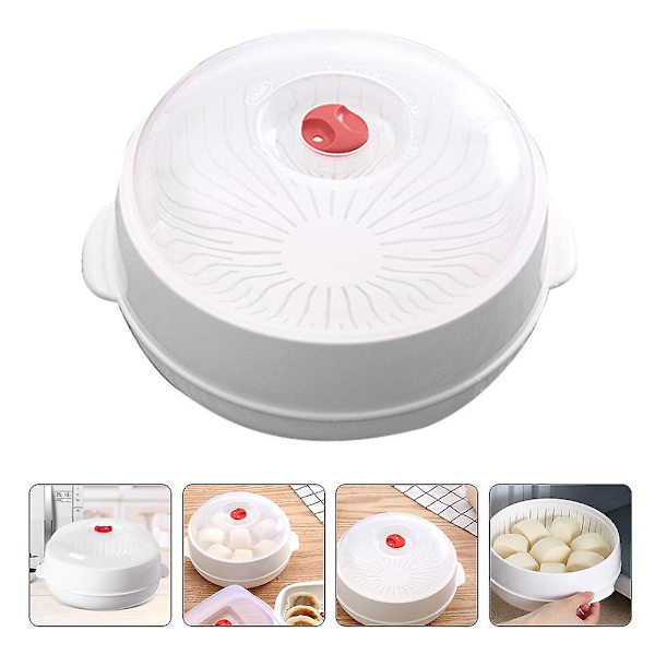 Ångkokare Mikrovågsugn Tallrik Grönsakskorg Kokare Veggie Mat Frukost Gryta Skål Temperatur Hög Matlagning Ångkokning Köksredskap Sum 25X25X14CM