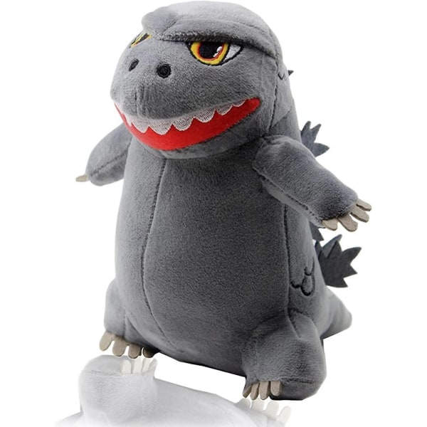 Dinosaur Plysjdyr Drage Monster Plysjdukke For Godzilla Stoffdyr Bursdagsfest Grå 20cm/8inch