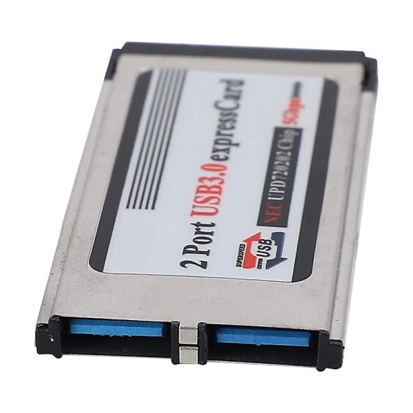 Hurtig Dual 2 Port Usb 3.0 Express Card 34mm Slot Express Card Pcmcia Konverter Adapter Til Lap