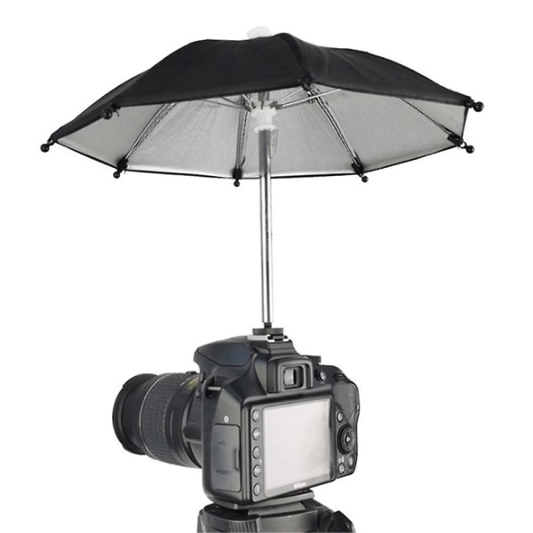 Paraply/solskydd, Skyddar kameran från regn, fågeldropp, solljus, snö, kameraparaply, vattentätt kameratillbehörBY