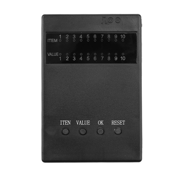 RC-auton ohjelmointi kortti elektroninen nopeudenohjain ohjelmoija RC-autolle 25A-120A harjattomat ESC [DmS] black