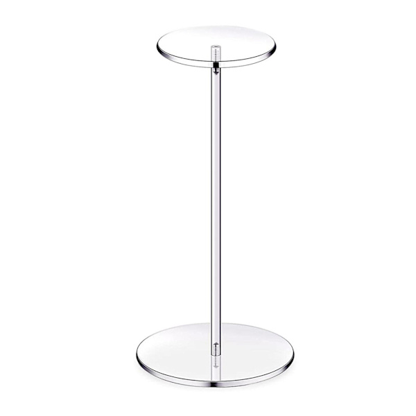 Akryl Pedestall Display Stativ Står Caps Hat Stativ Bordplate Parykk Display StativBY 30cm