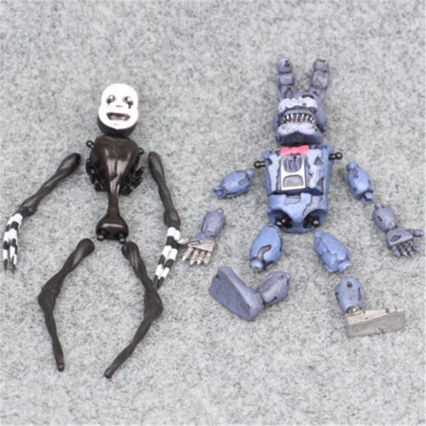 6 stk./sæt Fnaf Five Nights At Freddy Game Actionfigurer Legetøj Skrivebordsornamenter Samleobjekter Modeller Dukke Børnegave