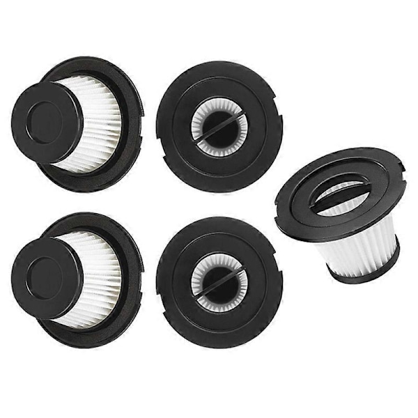 5 stk. Udskiftnings Hepa Filter til C17 T6 T1 Ledningsfri Støvsuger Dele Black white