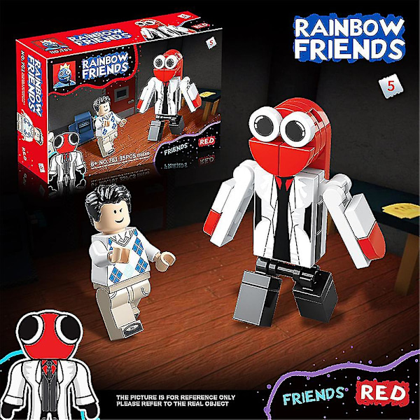 Roblox Rainbow Friends Byggstenar Figur Montering Modell Klossar Flickor Pojkar Leksaker Gåvor Box Set S3702