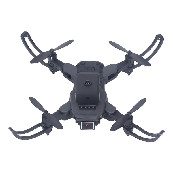 Mini Drone 4-veis hindringsunngåelse Automatisk deteksjon Folding Camera Drone Quadcopter Svart 4K Dual Lens Ett batteri