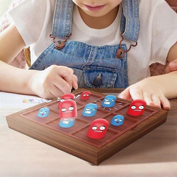 Brädspel Leksaker Färg Låda Tic-Tac-Toe
