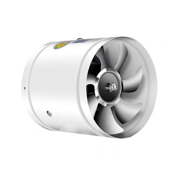 Super Sug Multifunktionell Kraftfull Mute Avgasfläkt, Badrumsfläkt 150mm white 6 inch