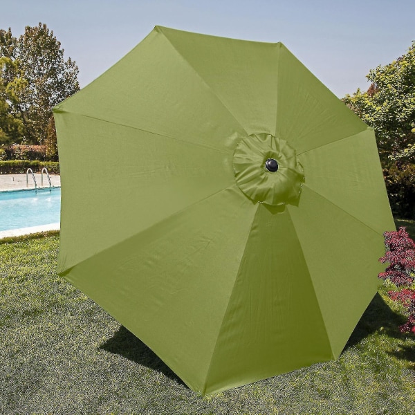 Bestselger Erstatning Stoff Hage Parasol Baldakin Deksel For 3m 6/8 Arm Patio Sol Paraply 50% Tilbud-xgm-xgm Orange 300cm*8k