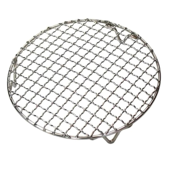 Ny Grillrist i Rustfritt Stål, Rund Koreansk Stil Grillrist Med Ben Grillrist 20cm