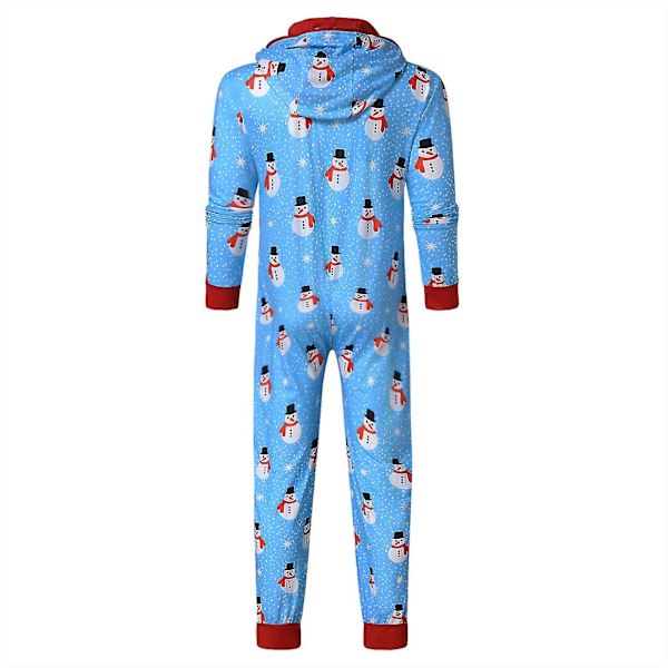 Miesten mukavat joulu-onesie-pyjamat, juhla-aikuisten mukava haalari -mxbc style 3 L