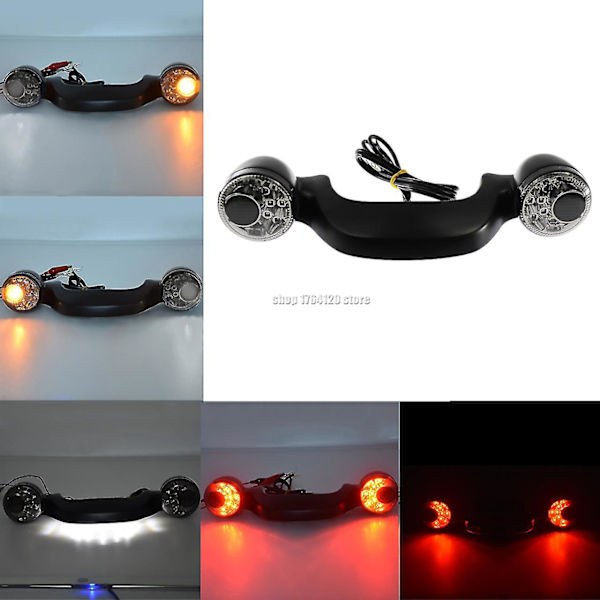 Motorsykkel Bakre Blinklys Brems Lys Bar Lampe For Harley Touring Street Glide Road Glide Road King Fltrx Flhx 2010-2020 2021 C Turn Signal Light