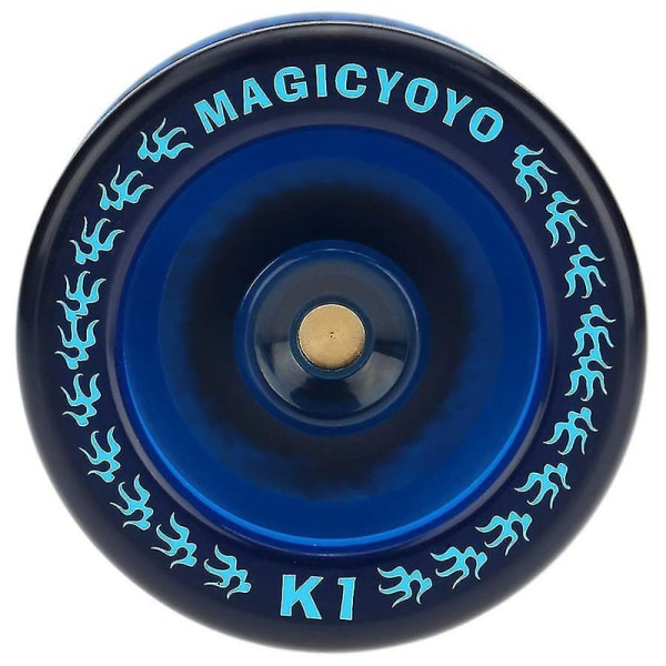 MAGICYOYO Responsiv YoYo K1-Plus med Yoyo Sæk + 5 Strenge og Yo-Yo Handske Gif,blå  [DmS] Blue