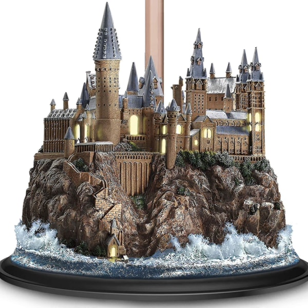 The Bradford Exchange Harry Potter Hogwarts Slott Ljussculptur BordlampaBY