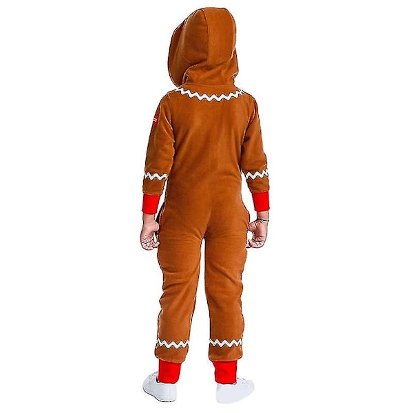 Herre Gingerbread Cozy Jumpsuit - Juler Onesie - Familie Onesie Men S