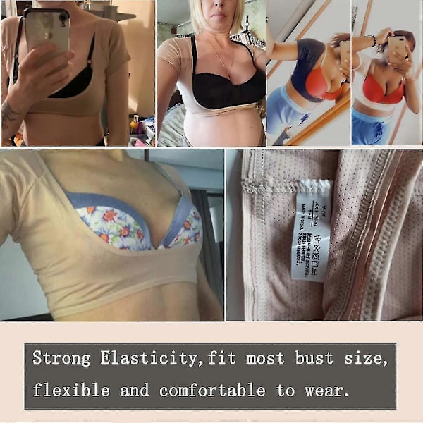 2 stk. Underarm Sved-Vest, Åndbar Underarm Svedbeskyttelse, Vaskbar Armhule Svedskjolde, Kortærmet Svedtæt M