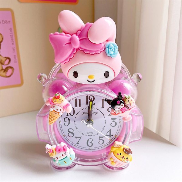 Sanrio Hello Kitty Mymelody Cinnamoroll Vekkerklokke Kawaii Anime Kjøkken Tidtaking Vekkerklokke Mini Stue Hjemmedekorasjon Gave My Melody A