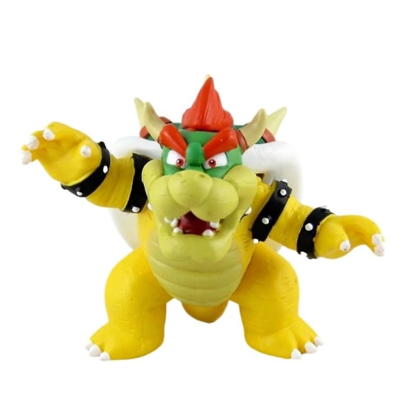 10~14cm Super Mario Bros Pvc Actionfigur Legetøj Dukker Model Sæt Luigi Yoshi Donkey Kong Svampe Til Børn Fødselsdagsgaver 3pcs