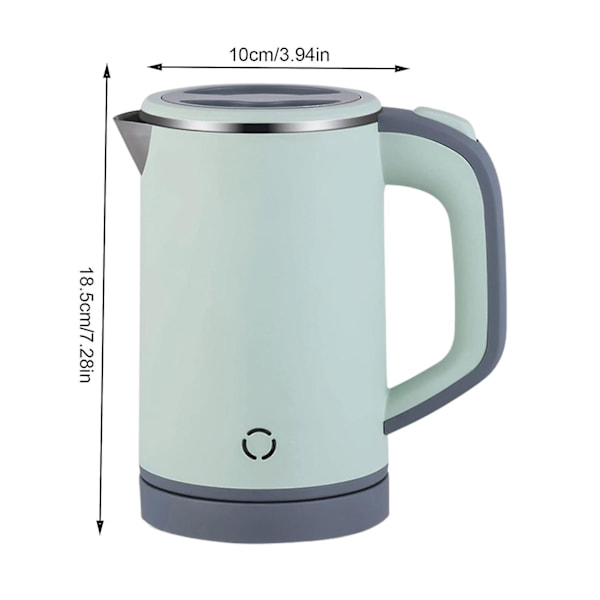 0,8l Elektrisk Kanden med Automatisk Afbrydelse og Tørkogningsbeskyttelse BPA-fri til Te og Kaffe TABY Green Europe Standard