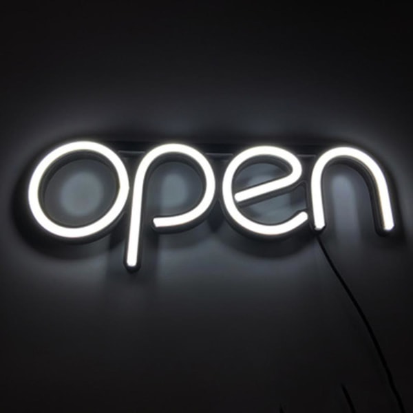 Led Neon Åpen Skiltlys for Forretningsbar Klubb Ktv Veggdekorasjon Kommersiell Belysning Light Blue