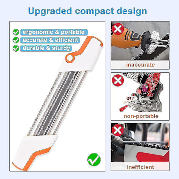 Stihl - Filholder, 2 i 1, til motorsav, diameter 3/8 P  4,0 mm