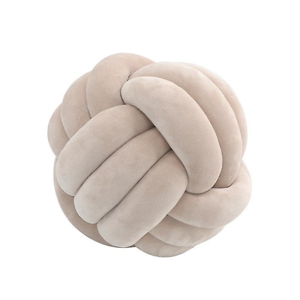 2024,Soft Knot Ball Throw Pillow Home Decor Cushion Plush Throw Knotted Pillow Handmade Round Pillow