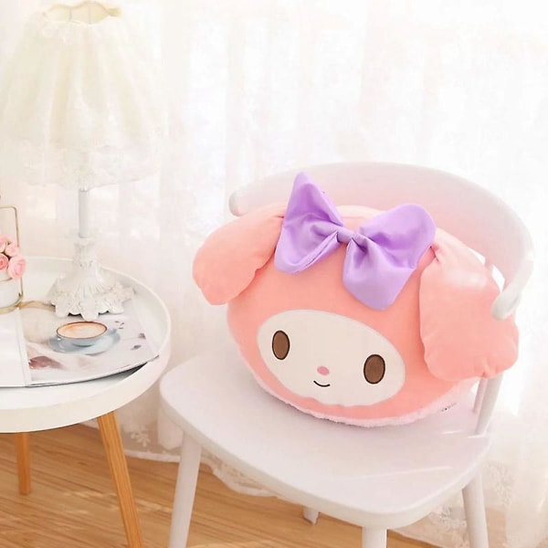 40*45cm Kawaii Sanrios plys pude Kuromi My Melody Kirby tegneserie anime dukke legetøj blødt plys bamse fødselsdagsgave til børn [DB] 45CM My Melody-4