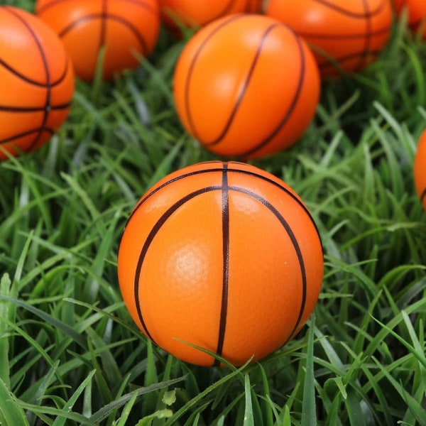 Basketboll Stressbollar Mini Basketboll För Barn Små Mjuka Basketbollar Sportfest Dekorationer Godis Leksaker 12st  [DmS]