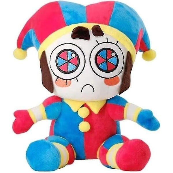 Fantastiske Digital Circus Plush Pomni og Jax - Søte Plysjfigurer (2 stk) | Ideelle Bursdagsgaver for Voksne og Barn Pomni