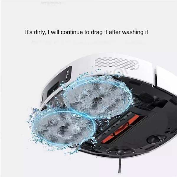 Moppeklut erstatning for Xiaomi Roidmi EVA SDJ06RM Selvrensende tømming robotstøvsuger mopp As Shown