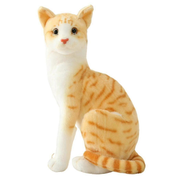 Pehmeä Plussinen Kissan Täytetty Nukkea Heittotyyny Koristeet Lapsille Lasten Syntymäpäivälahja 45cm Orange Cat