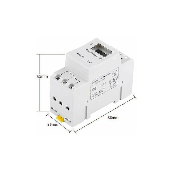 LCD-timer - Ugentlig digital elektrisk timer - Timerkontakt 15a(220v)
