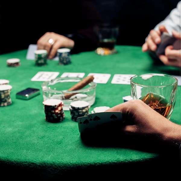 Runt Spelbordsskydd Formpassande Bordsduk Elastisk Filt Pokerbordsskydd
