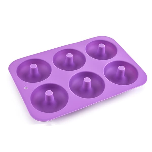 Kageforme silikonforme økologisk 6 hul donuts form donut kageform