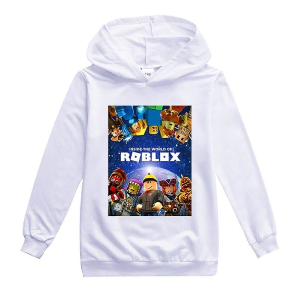 Våren Høst Roblox Barn Klær Gutter Jenter Grafisk T-skjorte Tenåringer Hoodies Hettegenser Topp Barneklær 2-16 år 120 5-6Y as show7