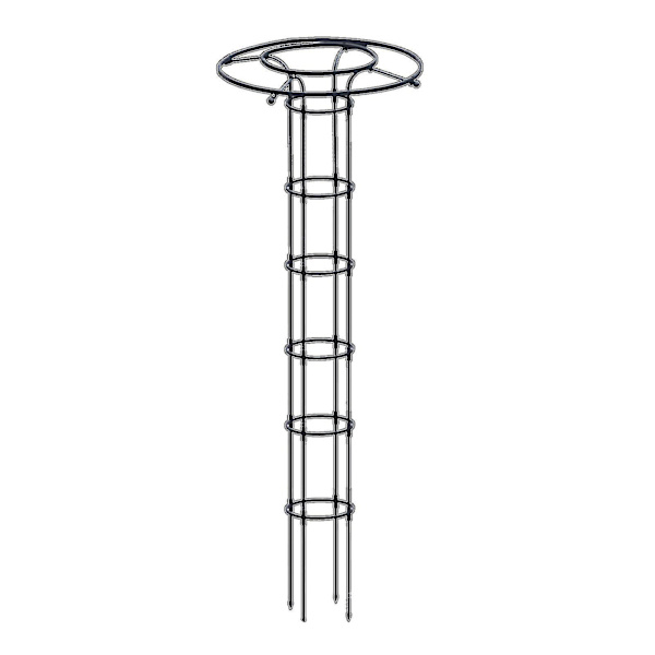 Havegitter til klatreplanter og blomster, Metal Plant Trellis til udendørs brug TAOBY 210cm