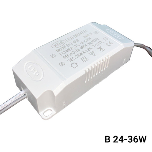 Passer til loftslampe LED-driver Elektroniske transformere 8-24W/24-36W/36-50W Model js 24-36W