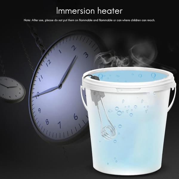 Immersionsvarmer Rejse Immersion Varmer Mobile Immersion Varmer Camping Udendørs Sort