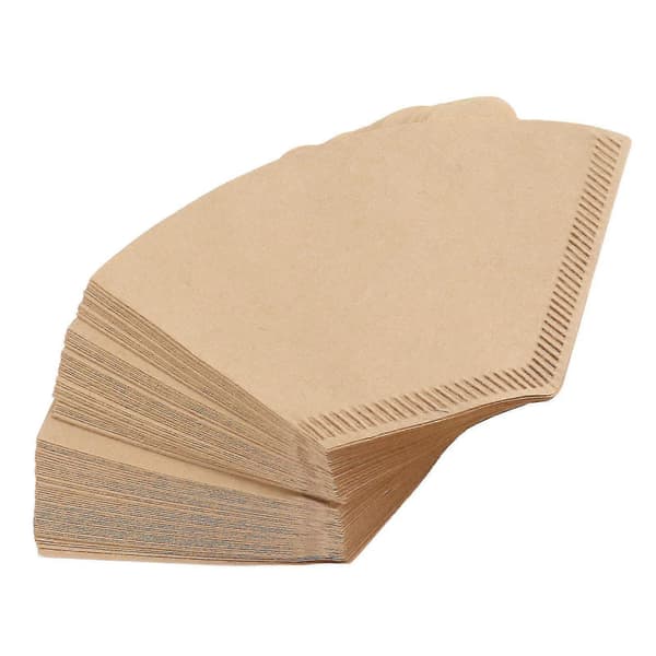Koniske kaffefiltre 100 stk for 1 til 2 kopper Pour Over og drypp kaffemaskin