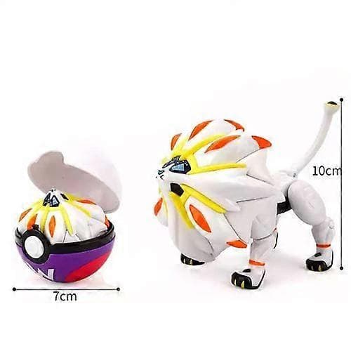 Figur Delikat Animation Pokmon Solgaleo actionfigur legetøjsmodel til børn 10 cm