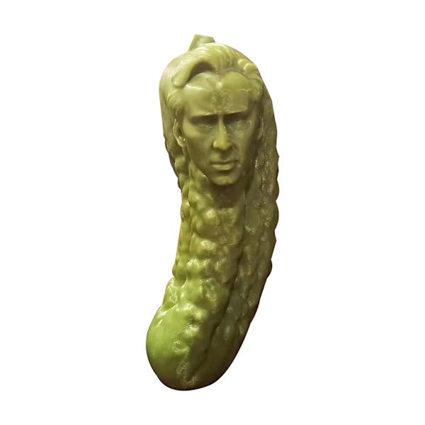 Picolas Cage Nicolas Cage Kurkku Jääkaapin Magneetti Jääkaapin Magneetti KoristeBY Light green