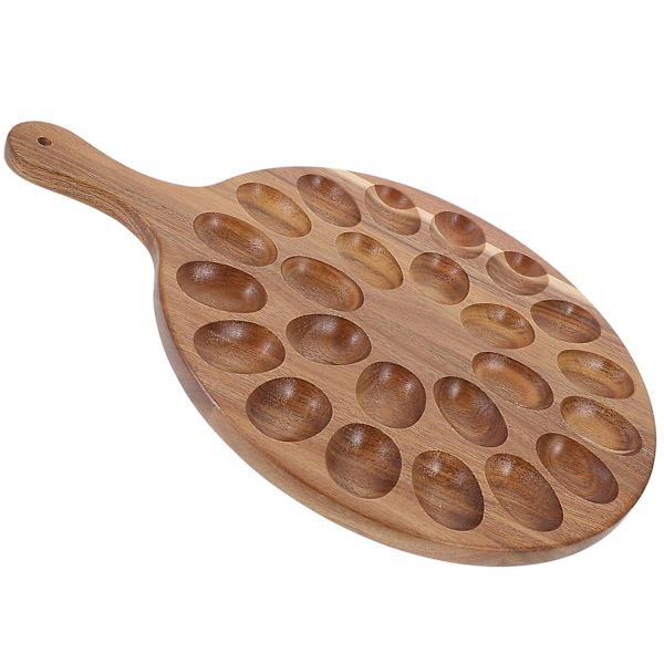 Deviled Egg Platter Deviled Egg Tray Catering Platter Eggs Serving Tray Med Handtag Picture 2 40.50X30.00X1.50CM