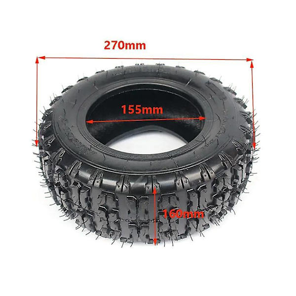 6 Tuuman Renkaat Takaosa 13x5.00-6 Sisärenkaat Ulkokuori 47cc 49cc Pienelle ATV Go Kart Mini Quad Bike Lumikelkalle Osia 5.00-6 inner tube