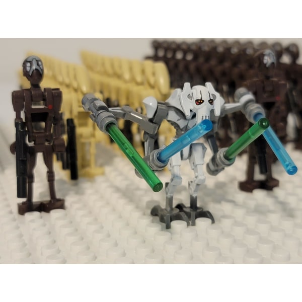 Star Wars Battle Droids Army Tilpasset Sett 63 stk. Commando Droids Super Battle Droids  [DmS]