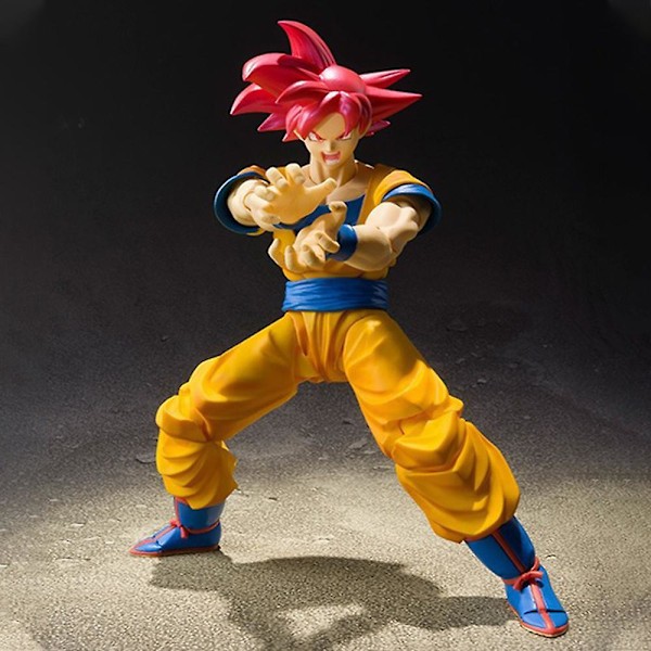 6.3' S.h.figuarts Shf Dragon Ball Z Goku Gokou Super Saiyan Action Figur Model Legetøj Gave A