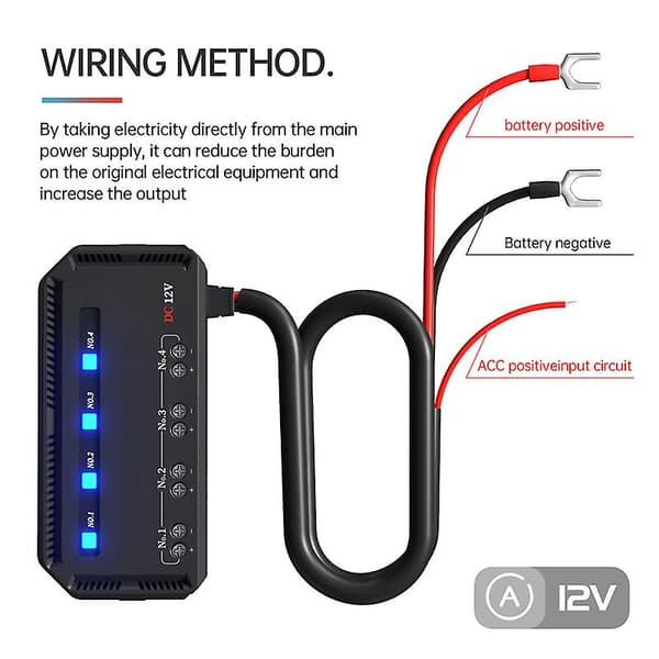 12V Bil Motorcykel Snabb Kopplingsbox Säkringsbox Batteriskydd Kopplingsbox Delar ZH-1785A1