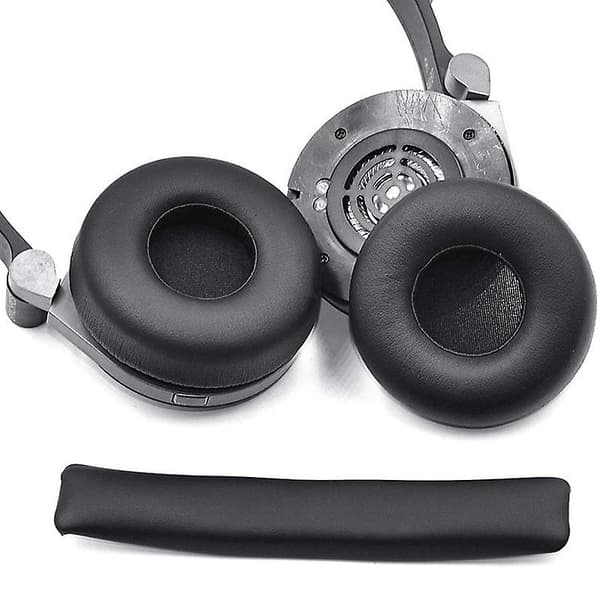 Öronkuddar Kuddfodral Läder Huvudband Ersättning Huvudbåge för Synchros E40BT E40 Bluetooth Headp [DB]
